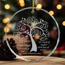 10th Anniversary Ornament,Happy 10th for Couple,Ten Years of Marriage Crystal Hanging Ornament Decoration, Pack of 3