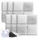 Pet Food Desiccant Bag, 6 Pack Replacement Desiccant Bags for PLAF001/PLAF101/PLAF005/PLAF006/PLAF103/PLAF203 Automatic Pet Feeders,Keep Cat Food & Dog Food Dry and Fresh Pack of 2