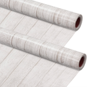 Kolldenn 2 Rolls White Wood Fabric Paper Bulletin Board Roll 4 x 12 ft