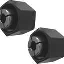 Collet 19691 1/4-inch 6.35mm replace for Dewalt 326286-04 DW6214 DW616 DW618, Boschh 2610906283, Hitachi 323-293(2 Pack)