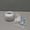 Ultrasonic Retainer Cleaner Machine, 49kHz Dental Cleaning Pod for Night Guards, Mouth Guards, Aligner, Braces, Toothbrush, Jewelry, Dentures, Ultrasonic Cleaner for Oral Dental Care, 220ML, White