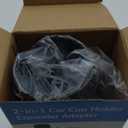 OUTXE Dual Car Cup Holder Expander, Multifunction Drink Adapter Adjustable Expandable Cupholder for Seat Automotive Auto Truck RV, Compatible with Yeti, Hydroflask 20/24/30/32/40 Oz Water Bottles (M, with Expander)