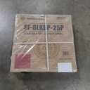 Fitvids 2" Olympic Bumper Plate Weight Plates with Steel Hub, 25LB, Pair