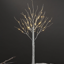 LIGHTSHARE 4 Feet Birch Tree, 48 LED Lights, Warm White, for Home, Festival, Party, and Christmas Decoration, Indoor and Outdoor Use