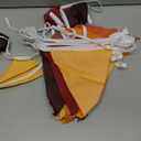 32Ft Fall Banner Decorations Triangle Flag Fabric Pennant Garland Bunting for Happy Fall Decor Thanksgiving Day Harvest Autumn Wedding Birthday Party Home Outdoor Garden Hanging Decoration (36Pcs)