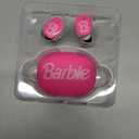 eKids Barbie Wireless Earbuds with Microphone, Bluetooth Earbuds with Charging Case for Ear Buds, Designed for School, Home, or Travel