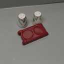 Bico Santa On The Way Salt and Pepper Shaker Set with Sleigh Holder  Hand-Painted Ceramic Holiday Shakers with Stand, Dishwasher Safe Christmas Table Dcor