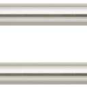 MODE Premium Collection Side Mount 1 1/8" Diameter Curtain Rod Set of Two with Brushed Nickel End Cap Finials and Steel Wall Mounted 12 to 20 Adjustable Curtain Rods, Brushed Nickel (Fits 12"-20" wide windows)