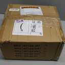 Ottoman Foot Rest, Small Round Ottoman with Storage, Boucle Teddy Velvet Footstool with Wood Legs, Soft Sponge Storage Ottoman for Living Room, Bedroom, Couch, Enterway (Cream)