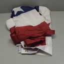 2PCS American Pleated Fan Flag, 3 x 6 Feet USA Patriotic Half Fan Bunting Flag Indoor Outdoor Decoration for 4th of July, Memorial Day and Veterans Day (Blue)