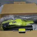 Leaf Blower Cordless - 21V Powerful Electric Leaf Blower with 2 Batteries and Charger, 2 Speed Modes, 2.0Ah Lightweight Battery Powered Leaf Blowers for Lawn Care, Patio, Dust, Blowing Leaves (Green)