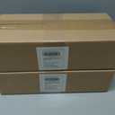 2 x DjinnGlory 36 Pack Small-Size Black Paper Gift Bags with Handles (Let's Glow Party) and 36 White Tissue Paper for Themed Birthday Parties, 9x5.5x3.15 Inch