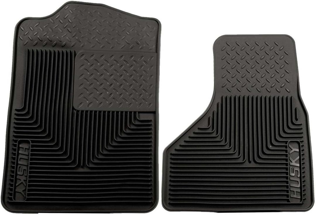Husky Liners - Heavy Duty Front Floor Mats | 1999-2010 Ford F - 250/F - 350 Super Duty, 2000-2005 Ford Excursion, Black | 51201