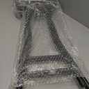 Gluck Plants Folding Stool,24 Inch Foldable Portable Collapsible Height Bar Stool Chair,Adult Tall Leather Padded Chair for Kitchen Living Room Garden Camping Fishing, 24"X1PCS