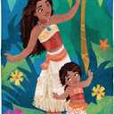 Jay Franco Kids Plush Throw Blanket  Soft & Comfy Throw for Couch or Bed  Cozy Home Dcor for Living Room & Bedroom, Multi - Moana, 46x60 - Throw Blanket