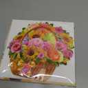 XTF2015 Birthday Cards with MUSIC & LIGHTS, Happy Birthday Card, Peony & Daisy, 11 Inch Life Sized Forever Flower Bouquet 3D Pop Up Music Cards for Mom Daughter Women Wife