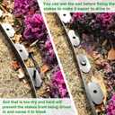 1.5 Inch x 100FT Garden Edging Border, Plastic Edging for Landscaping with 120pcs Spikes