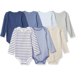 Hudson Baby Unisex Baby Cotton Bodysuits 9-12 Months, Boy Basic
