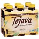 Tejava Lemon Black Iced Tea, 6 Pack, 16.9oz PET Bottles, Unsweetened, Non-GMO, Kosher, No Sugar or Sweeteners, No calories, No Preservatives, Brewed in Small Batches (BBD: 03/06/2026)