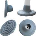 4 Pack Replacement Feet for Shower Chair Bath Seat, 1-1/8" I.D Rubber Feet Caps for Bedside Commode Chair, Non Slip Shower Bench and Bathtub Transfer Benches Suction Cup Feet