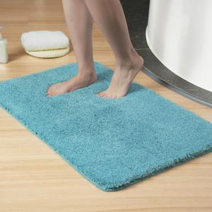 Luxury Quick Dry Non-Slip Bathroom Rugs24'' x 36'' Blue Highly Absorbent Washable and Ultra Soft, Extra Thick Fluffy Bath Mats for Shower/Kitchen/Bathtub Floor (Deep Sea Dream)