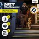 Glow in the Dark 30" x 8"-15-Pack Weather Resistant Outdoor Stair Treads 80-Grit