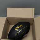 WILSON NFL Super Grip Composite Football (Junior size (4th-6th grade; Ages 9-12), Black/Gold)