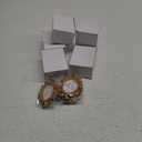 24 Pcs Vintage Picture Baroque Style Oval Mini Resin Frames Antique Photo Frame for Display Table Numbers Display, Cards, and Christmas Home Decor (Gold)