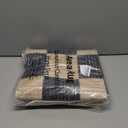 LIVEBOX 3x5 Washable Area Rug Checkered, Non-Slip Small Entryway Rug Black Farmhouse Neutral Classic Geometric Boys Rug for Bedroom Living Room Low-Pile Carpet for Indoor Kitchen Bathroom(Black 3'x5')