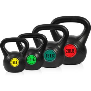 Fitvids Kettlebell Sets Piece Strength Training KettleBells Weight Set