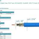 Superbat SDI Cable BNC Cable 3G/6G/12G (Belden 1694A)10FT/15FT/30FT/50FT/100FT/200FT,Supports HD-SDI/3G-SDI/4K/8KSDI Video Cable Precision Video Cable(1Pc)