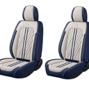 Universal Fit Waterproof Breathable Nappa Leather Automotive Vehicle Car Seat Covers Set Cushion Protector for Sedan SUV