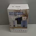 6L Humidifiers for Bedroom Large Room Home,Cool and Warm Humidifier for Baby and Plants Hot Mist Top Fill Desk Humidifier Oil Diffuser,Quiet,Auto Mode,360Nozzle-Midnight Black(2026 Upgraded)