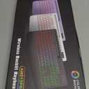 Wireless Keyboard with 9 Effects Backlits, Wrist Rest, Phone Holder, Rechargeable Ergonomic Computer Keyboard with Silent Keys, 2.4G Lag-Free Cordless Set for PC, Laptop, Windows, Mac (Keyboard Only) (Grape Purple)