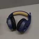 BINNUNE 2.4GHz Wireless Gaming Headset, Bluetooth 5.3 Gaming Headphones with Noise Canceling Mic, 120H Ultra-Long Battery, 50mm Drivers, Multi-Platform for PC / PS5 /PS4/ Switch/Mobile, Gold