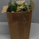 Giegxin 54 Pcs Gold Christmas Centerpiece for Table DIY Farmhouse Xmas Decor for Dinning Table 6 Artificial Pine Branches 47 Gold Vase Filler Balls 1 Glass Vase for Kitchen Tabletop Decor