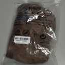 Long Brown Curly 70s 80s Mens Rocker Star Party Wig Heat Resistant Synthetic Fibers Fluffy Breathable Costume Hair