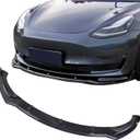 Fit Tesla Model Y Front Bumper Lip Kit Front Spoiler Wing Glossy Black Splitter Trim Model Y Accessories 2017-2023 2024