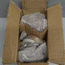 Elanze Designs Speckled Raw Bottom 17 ounce Ceramic Mugs Pack of 2, White