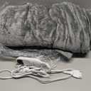 Bedsure Electric Blanket Twin - Soft Flannel Heated Blanket Twin Size, GentleSoft Fast Heating with 10 Time Settings & 6 Heat Settings, Warm Gift for Grandma (62x84 inches, Grey)