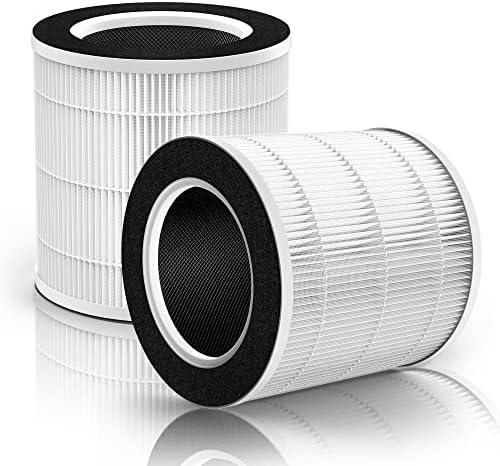 VK-6067B Filter Compatible with Vremi Air Purifier Filter Replacement and Hokeki Air Purifier Filter Replacement for VK-6067B H13 True HEPA Air Purifier including Vremi Hokeki Honkeeki Toyuugo, 2-Pack