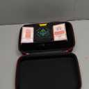 Automatic Card Shuffler with Travel Case, USB/Battery Operated Electric Playing Card Shuffler for UNO Poker Shuffler, Shuffler Machine for 1-2 Decks 2 Playing Cards (Black)