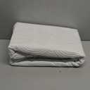 Zenzy 2" Full Waterproof Mattress Topper Cover, 100% Waterproof, Oeko-TEX Certified, Zippered Topper Protector with Adjustable Straps, Ultra-Soft and Washable (Cover Only)