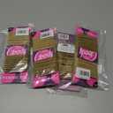 4 x Goody Ouchless Hair Elastics No Pull, No Breakage, Tangle-Free Hold for Thick, Curly, Coily & Textured Hair 30 Count, Blonde, Long-Lasting Ponytail Holders for Women & Men