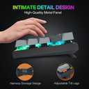 E-YOOSO 60% Wired Mechanical Gaming Keyboard, RGB Backlit Ultra-Compact 61 Keys Hot Swappable Mini Waterproof Wired Office Keyboard with Blue Switches for Windows, Mac OS Gamers (Black Grey)