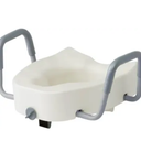 Medline Locking Raised Toilet Seat With Adjustable Comfort Handles 300lb