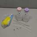 Honey Bear Straw Cup for Babies, Honey Bear Cups with Travel Lid, 2-Pack Therapy Learning HoneyBear Straw Sippy Cup for Toddlers, Cherry Blossom & Unicorn, 8 oz