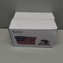 American Flag Coasters Set of 6, Modern Coaster Decor, Outdoor Patio Table Heat Insulation Resin Drink Home Cup Mat Decorations for Coffee Desk Tabletop Themed Gifts