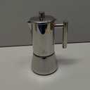 LAOION Stovetop Espresso Maker, 6Cup 10 oz Moka Pot, Stainless Steel Cuban and Italian Coffee Maker for Cafetera Cubana, Greca De Cafe Induction Stovetop Compatible, Coffee Gift for Home Travel