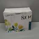 Carressa Linen 100% Egyptian Cotton King Size Sheets Set - 800 High Thread Count Egyptian Cotton Sheets King Size (4 PC, Sky Blue), Soft, Cooling, 16" Deep Pocket Sateen Weave Luxury Hotel Bed Sheet